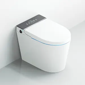Pemanas Instan Bidet Pembersih Otomatis Flush Wanita Toilet Pintar