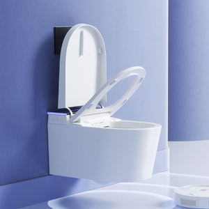 Inodoro Inteligente Moderno de Pared con Asiento Calefactado y Descarga Oculta DY120 - Diseño Moderno Suspendido en la Pared - Product Image 2