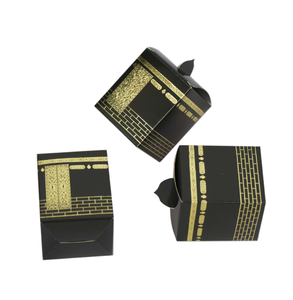 Décorations de l'Aïd Moubarak 2025, Ramadan, Hajj, impression dorée, cadeaux islamiques, boîtes de <span class=keywords><strong>la</strong></span> <span class=keywords><strong>Kaaba</strong></span>, livraison directe - Product Image 6