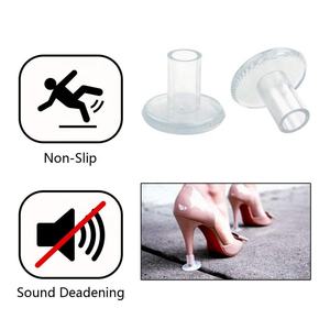 Anti-Slip Noise Reducing <b>Heel</b> Replacement Tips Black <b>Heel</b> Repair Caps Covers Grass High <b>Heel</b> Protectors for Grass - Product Image 6
