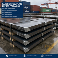 Plat Baja Karbon Canai Panas ASTM A36 Q235B SS400 S235JR 3-20mm Finishing Hitam Pabrik, Potong Sesuai Ukuran untuk Konstruksi