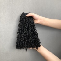 High End 12A Grado Fumi Hair Super Double Drawn Virgen Cutícula Alineada Paquetes de cabello brasileño Funmi Pixie Curl Color natural