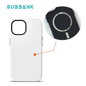 Subbank Vente en gros Étui magnétique 3D 2 en <span class=keywords><strong>1</strong></span> vierge pour sublimation pour téléphone 15 16 17 Pro <span class=keywords><strong>Max</strong></span> Impression personnalisée Étui de protection magnétique - Product Image 4