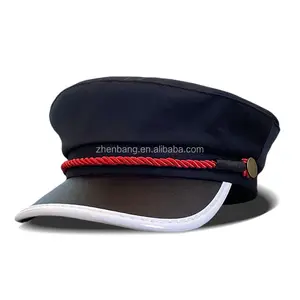 Embroidered Hat Custom Logo Party Hats Custom Wholesale Captain Black Caps