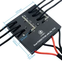 Contrôleur de vitesse Flipsky Dual 75100 avec PCB en aluminium basé sur VESC pour skateboard électrique, scooter, vélo électrique, propulseur sous-marin