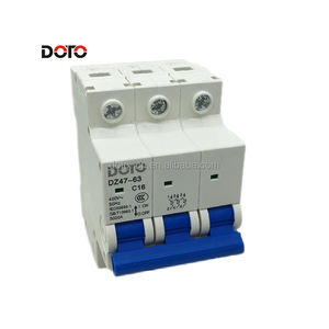 DZ47-63 выключатель <span class=keywords><strong>C16</strong></span> 3p MCB 20A 25A 32A 40A 50A 63A 50 Гц DC / AC миниатюрные выключатели Электрический выключатель - Product Image 2