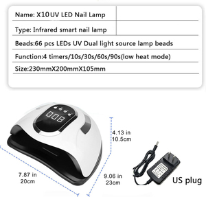 ชุดอุปกรณ์ทำเล็บมืออาชีพแบบ Private Label พร้อมกล่องเก็บ ยาทาเล็บเจล UV/LED อุปกรณ์ทำเล็บแบบฝรั่งเศส ดีไซน์สวย ปลอดสารพิษ สำหรับคนทานมังสวิรัติ - Product Image 4