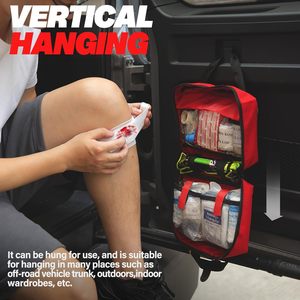 Muestra gratuita: Bolsa de primeros auxilios para supervivencia en campamentos al aire libre, la más vendida, de Source Factory, con suministros esenciales para emergencias de traumatismo. - Product Image 4