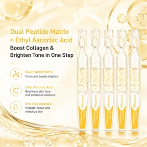HALORINNA Suero Facial Antiarrugas con Péptidos 1.5ml X20, Esencia Hidratante, Reafirmante e Iluminadora con <span class=keywords><strong>Suspensión</strong></span> de Hilo de Oro, Suministro OEM - Product Image 1