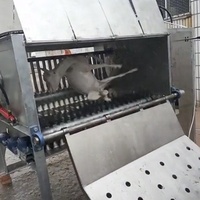 Appareil d'épilation d'agneau Dépilage des moutons Machine d'abattage des chèvres pour l'abattoir Traitement de la viande Équipement d'abattoir