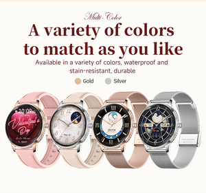 Reloj Inteligente HK38 AMOLED para <span class=keywords><strong>Mujer</strong></span>, Llamadas Inalámbricas, Caja Metálica Ultrafina <span class=keywords><strong>de</strong></span> 8mm, Monitor <span class=keywords><strong>de</strong></span> Ritmo Cardíaco y Sueño, Modelo 2026 Más Vendido en EE. UU. - Product Image 3
