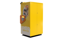 Mesin Photo Booth Komersial Gaya Disko Interaktif dengan Printer Cepat dan Kamera DSLR untuk Promosi Acara