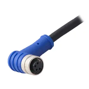 Signal Connectors M8 3 Pin 4 Pin A-Coding Male Or Female IP67 IP68 Waterproof PVC/PUR Cable With Shield Customizable Connectors