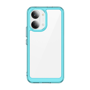 Étui de téléphone Lichicase de style minimaliste, flexible, avec bouton-poussoir, multicolores, pour Xiaomi Poco C81 Pro X8 ProMax, coque de protection - Product Image 5