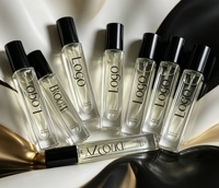 Flacon de parfum en verre de luxe de 10 ml avec emballage en boîte, parfum boisé longue durée pour hommes