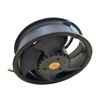 Ventilateur axial sans balais 172 mm 172x51 mm, grand volume d'air, ventilateur de refroidissement DC, OEM ODM, double roulement à billes, 12V/24V/48V