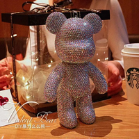 Kit ours fluide DIY, bâton de diamant, jouets faits à la main, artisanat en résine créative et décoration, embryons blancs
