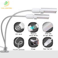 Lampe de culture Joystar à double tête col de cygne, ampoules LED interchangeables, approuvée FCC CE, tri-spectre, avec fonction de cycle intelligent et de synchronisation pour la floraison