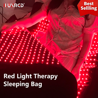 Couverture de thérapie LED infrarouge ILUXRED pour le corps entier, 660nm 850nm, tapis de thérapie LED, sac de couchage LED pour usage domestique