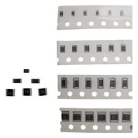Kit Completo de Resistencias de Precisión 1% 5% 0.1% 0.5% 68K 68.1K 69.8K 71.5K 73.2K 75K 76.8K 78.7K 1/4W con Soporte BOM