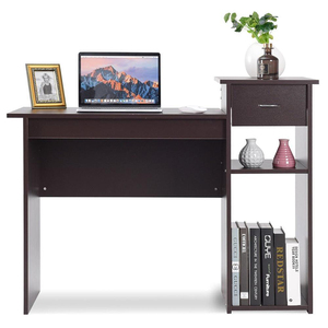 Simple bureau d'étude bureau <span class=keywords><strong>gaming</strong></span> avec classeur blanc <span class=keywords><strong>pas</strong></span> cher bureau avec espace de rangement - Product Image 3