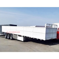 Vente flash Semi-remorque à parois latérales en acier de 40 pieds à 3 essieux pour le transport de palettes lourdes et la logistique de fret général