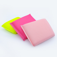 Éponge à récurer en maille de nylon à séchage rapide, anti-moisissure, pour le nettoyage de la vaisselle de cuisine