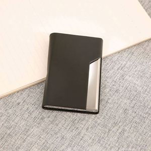 Juego de Cuero Negro Ejecutivo con Impresión Digital, Porta Tarjetas de Visita y Regalo Corporativo Personalizado para Hombre - Product Image 4