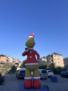 Decoraciones Inflables Gigantes <span class=keywords><strong>del</strong></span> <span class=keywords><strong>Grinch</strong></span> para Fiestas Navideñas en el Jardín con Luces LED, Decoraciones de Navidad y Año Nuevo - Product Image 3