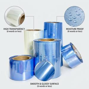 <span class=keywords><strong>Film</strong></span> thermorétractable en PVC à faible distorsion pour produits de soin mixtes et articles de soin bucco-dentaire quotidiens, scellage thermique en boîte complète - Product Image 1