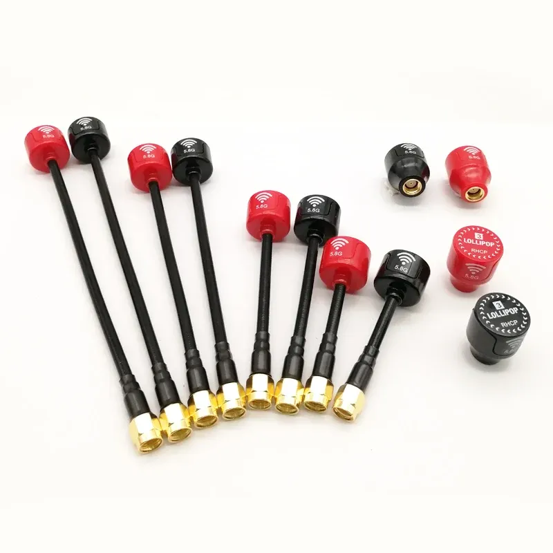Antenne 5,8 GHz 3dBi RHCP Pour Drone FPV – Gain élevé – Connecteur RP-SMA – Choix De Couleur