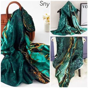 Châle en laine 90 x 180 cm / Écharpe printemps-été pour femme avec motif chaîne et géométrique, cape de protection solaire, longue écharpe – Vente en gros - Product Image 6