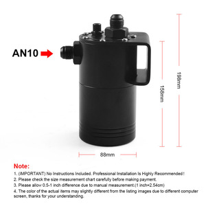 Bidon à huile en alliage d'aluminium 600ML avec filtre à air et soupape de respiration pour pièces de modification automobile, usage général - Product Image 4