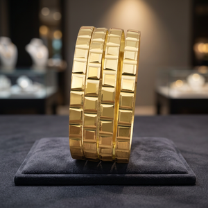 Wholesale 14K18K24K Gold Filled Fashion <b>Bangles</b> <b>Set</b> Brass Gold Filled Jewelry Oro Joyeria Traditional Design Custom <b>Bangles</b> <b>Set</b> - Product Image 3