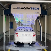 Machine de lavage de voiture automatique à haute pression sans contact en libre-service pour les parkings