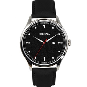 <span class=keywords><strong>Orologio</strong></span> al quarzo in acciaio inossidabile <span class=keywords><strong>con</strong></span> rose placcate <span class=keywords><strong>oro</strong></span> movimento MIYOTA 5BAR resistente all'acqua <span class=keywords><strong>cinturino</strong></span> in <span class=keywords><strong>pelle</strong></span> per gli uomini - Product Image 3