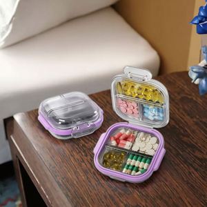 Nouvelle arrivée : Boîte portable pour 7 jours, boîte à pilules hebdomadaire en plastique de qualité supérieure pour pilules, compléments et vitamines - Product Image 4