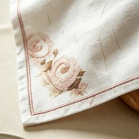 Housse de Challah brodée de roses florales en mélange de lin, pour le pain du Shabbat, décoration de table pour les fêtes juives, vente en gros, personnalisable