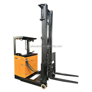 Carretilla elevadora de alcance eléctrica económica 1,5 T 2T 2,5 T, fabricante de China, batería de asiento, CE elevador de horquilla, mástil para avanzar hacia atrás - Product Image 1