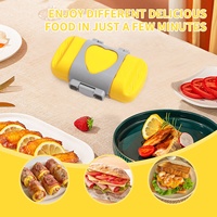 Bandeja para Hornear en Microondas con Logotipo Personalizado, Utensilios de Cocina de Silicona de Grado Alimenticio, Molde para Sándwiches