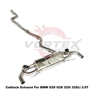 Vortex Wholesale-Partner Stainless Piping <b>Kit</b> For BMW G20 G28 325i 325Li 2.0T 2020-2025 Conversion - Product Image 3