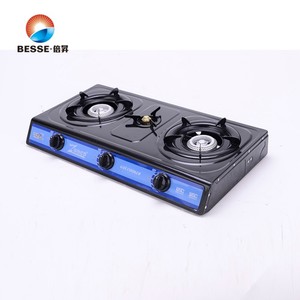 Estufa de Gas de Dos Quemadores, Acero Inoxidable, Portátil, Control por Perillas, Encendido Piezoeléctrico, Uso en Hoteles, Clase de Eficiencia Energética - Product Image 1