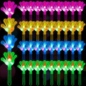 Vente en gros de claquettes lumineuses LED en plastique néon, personnalisables, pour jeux de rôle et accessoires de fête, très demandées - Product Image 1