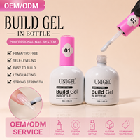 UNIGEL Gel Constructeur en Bouteille 35ml pour Extension d'Ongles, Sans HEMA, Vernis à Ongles pour Salon, Personnalisation OEM ODM