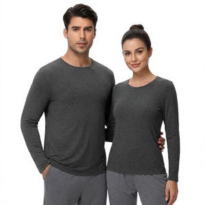 Camiseta Unisex de Manga Larga con Cuello Redondo, Corte Regular, Tejido de Algodón, Estilo Casual - Product Image 4