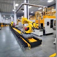 Nouveau module de table coulissante à rail au sol, à crémaillère, en acier au carbone, pour robot à septième axe, machine de palettisation à portique
