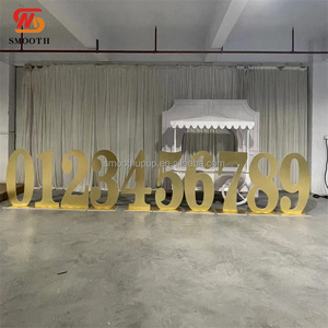 Numeri Luminosi in Acrilico Trasparente <span class=keywords><strong>LED</strong></span> RGB per Matrimoni ed Eventi, Insegna Luminosa al Neon a Prezzo di Fabbrica - Product Image 4