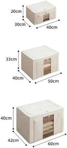 Grande boîte de rangement pliable en tissu pour vêtements, armoire, literie, sac de rangement pour l'organisation de la maison - Product Image 2