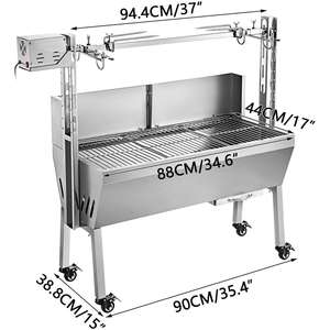 Rôtissoire à <span class=keywords><strong>broche</strong></span> pour poulet en acier inoxydable pour l'extérieur robuste et personnalisée Rôtissoire à charbon d'<span class=keywords><strong>agneau</strong></span> pour barbecue à vendre - Product Image 1