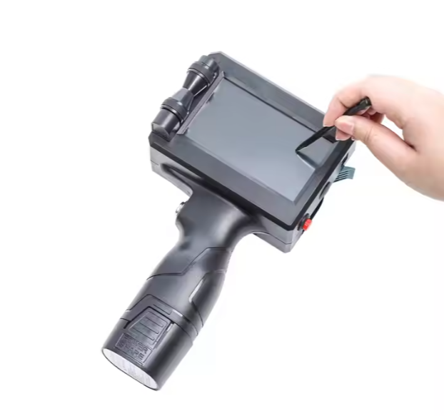 MASUNG MS-P10 Handheld Black Inkjet Printer for Retailers Super-Equal Application with USB Interface